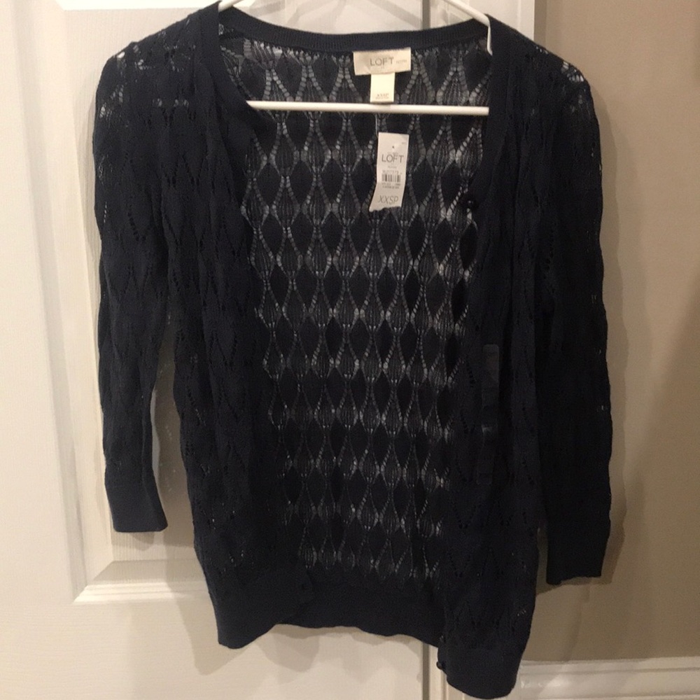 Loft blue sweater
